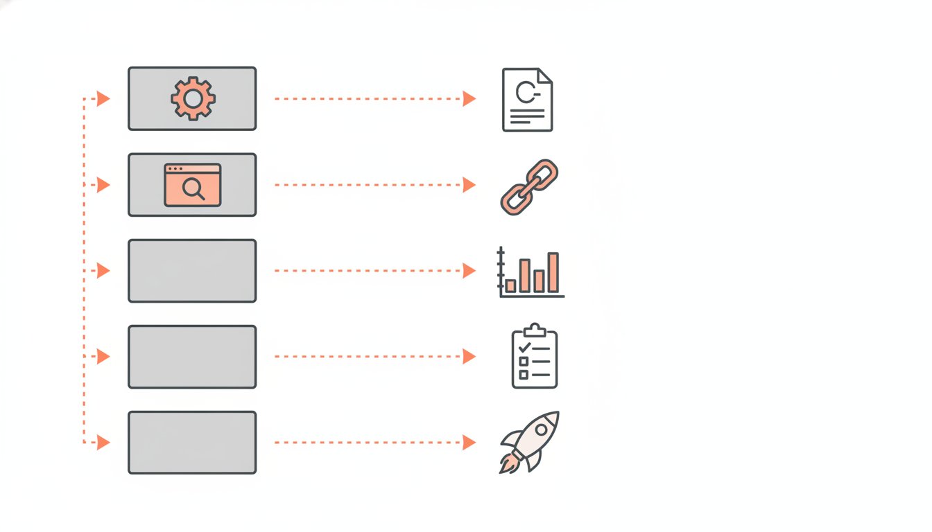 Audit SEO exemple - structure detaillee des 7 sections d un rapport d audit