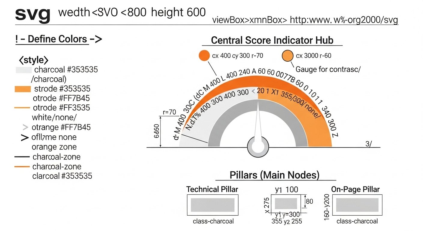 Audit SEO technique - diagramme des trois piliers analyse SEO
