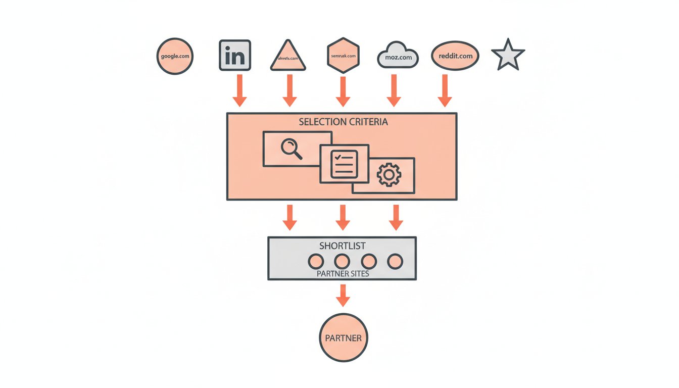 Campagne netlinking - prospection et sélection des sites partenaires