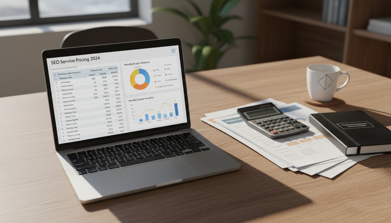 Tarifs referencement naturel - bureau avec analyses budgetaires SEO