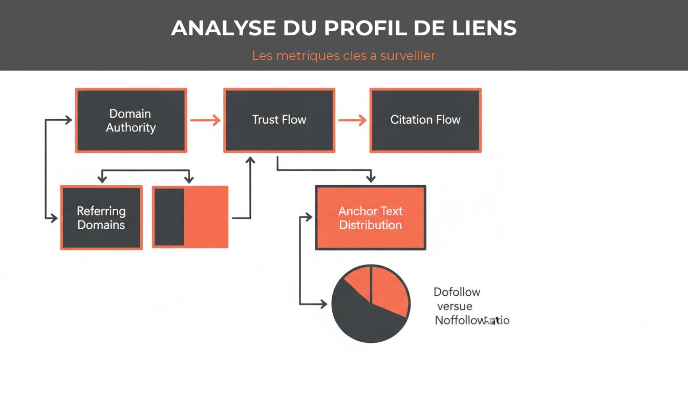 Comment obtenir des backlinks - analyse du profil de liens et metriques