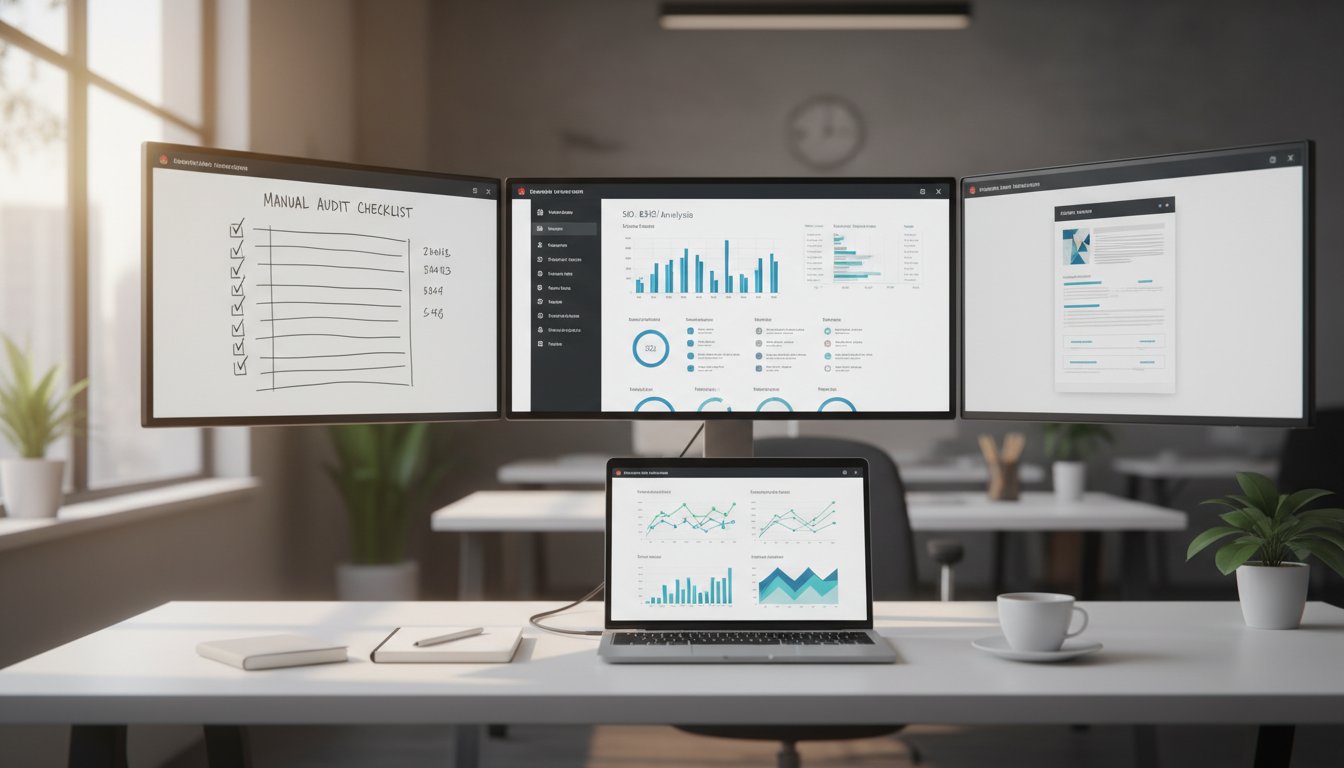 Audit SEO WordPress - choix entre audit manuel, plugin et prestataire externe