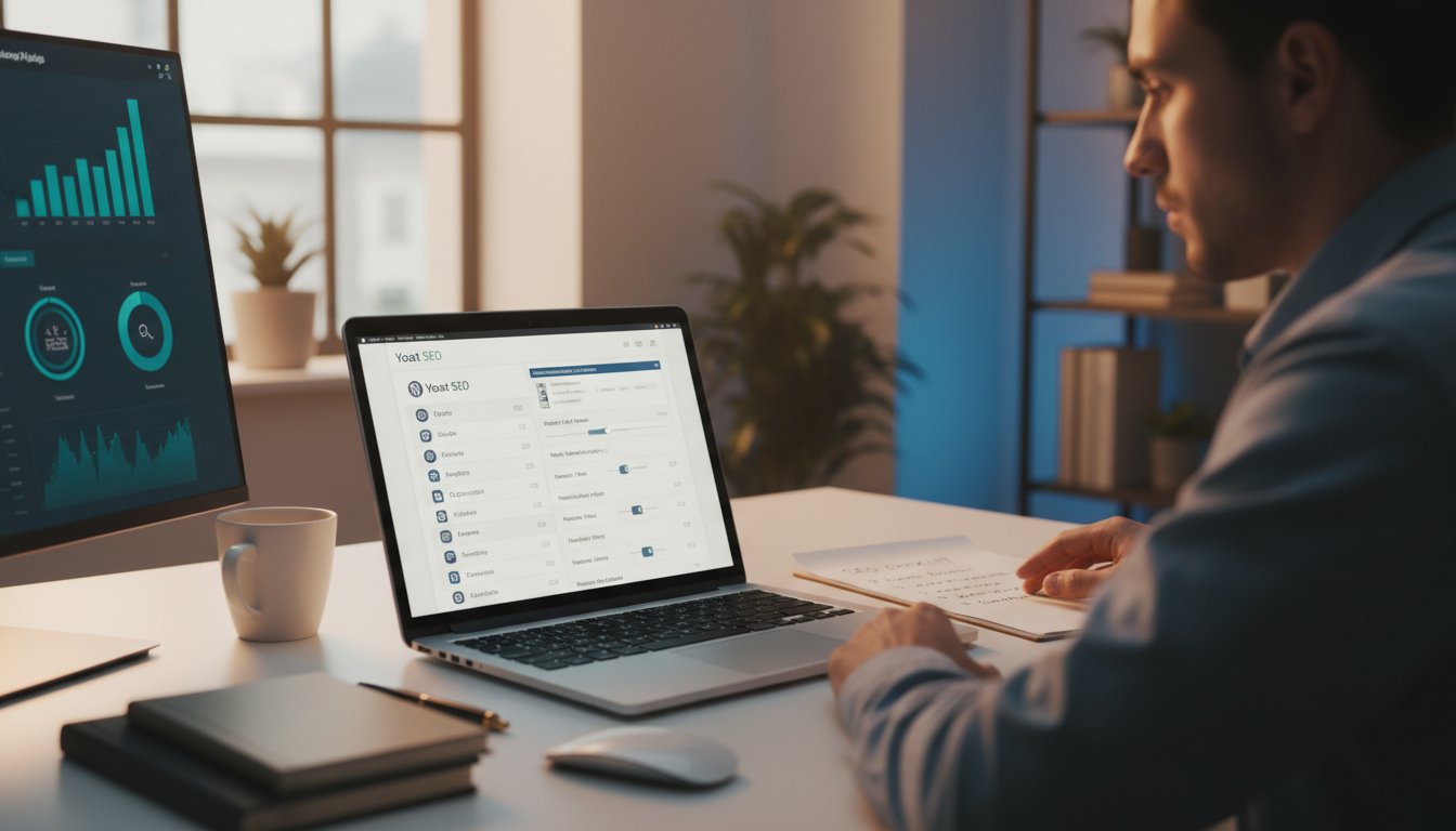 Audit SEO WordPress - tableau de bord analytics et plugins