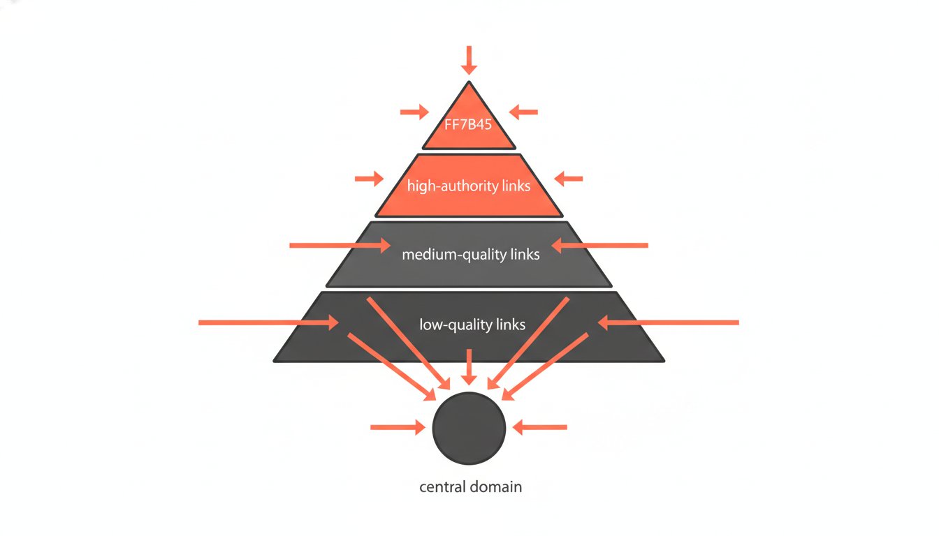 Backlinks definition - pyramide de qualité des liens entrants