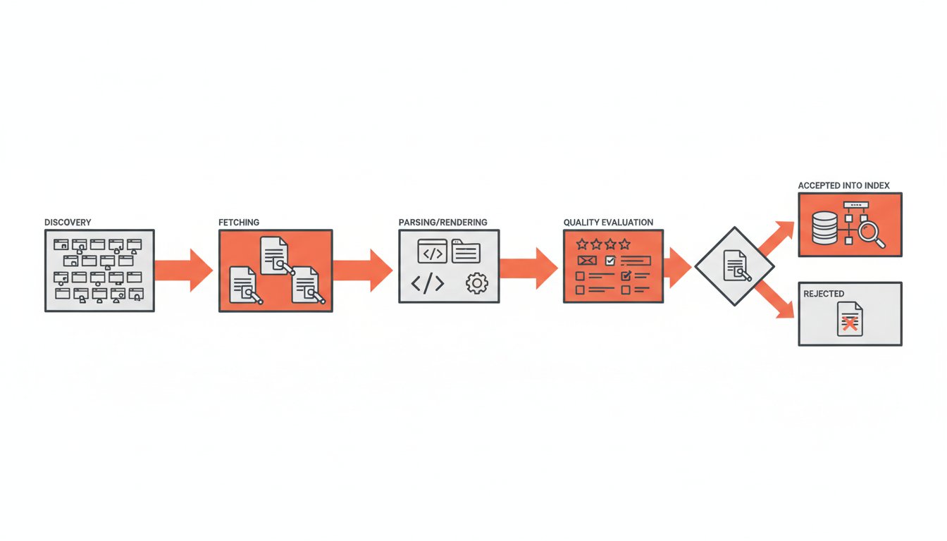 Indexation Google - pipeline d'évaluation et de filtrage des pages