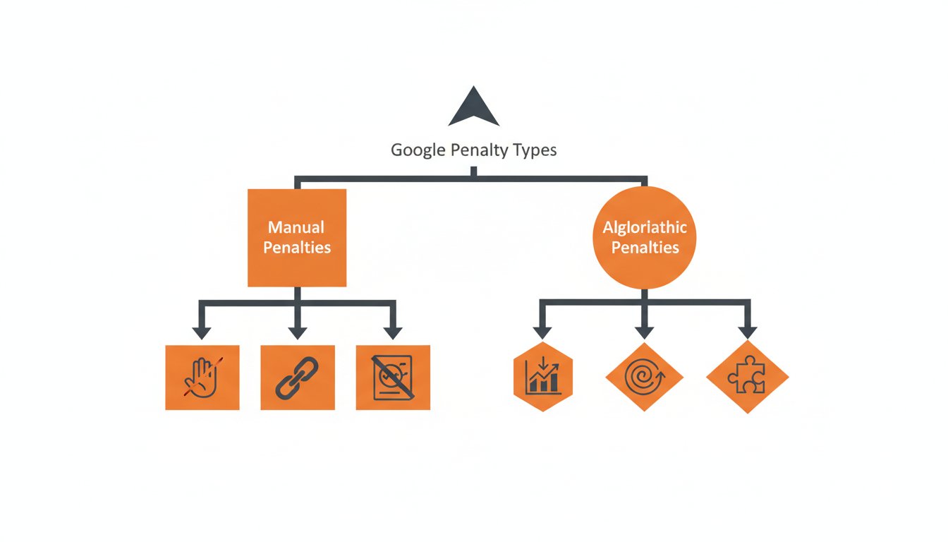 Pénalité Google - diagnostic des sanctions manuelles et algorithmiques
