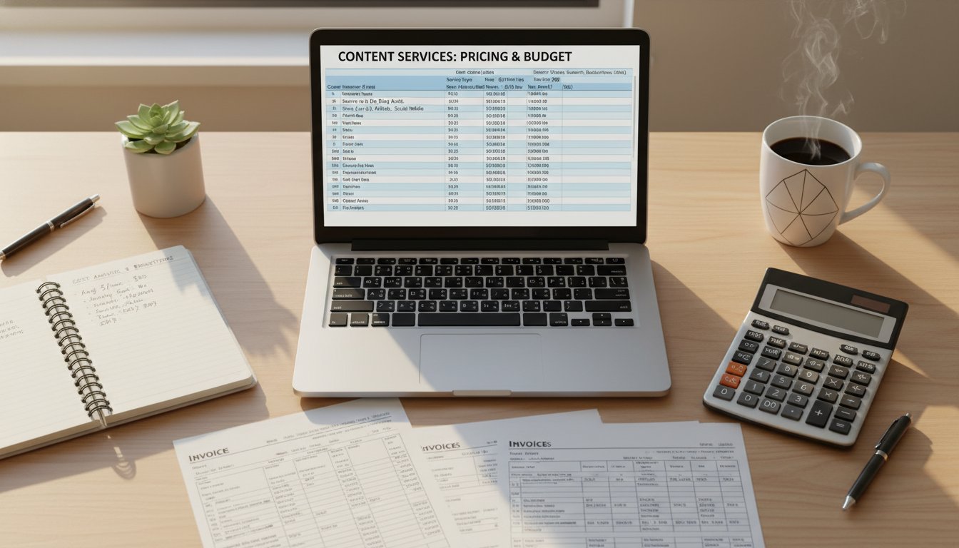 Rédacteur web freelance SEO - tarifs et budget de rédaction