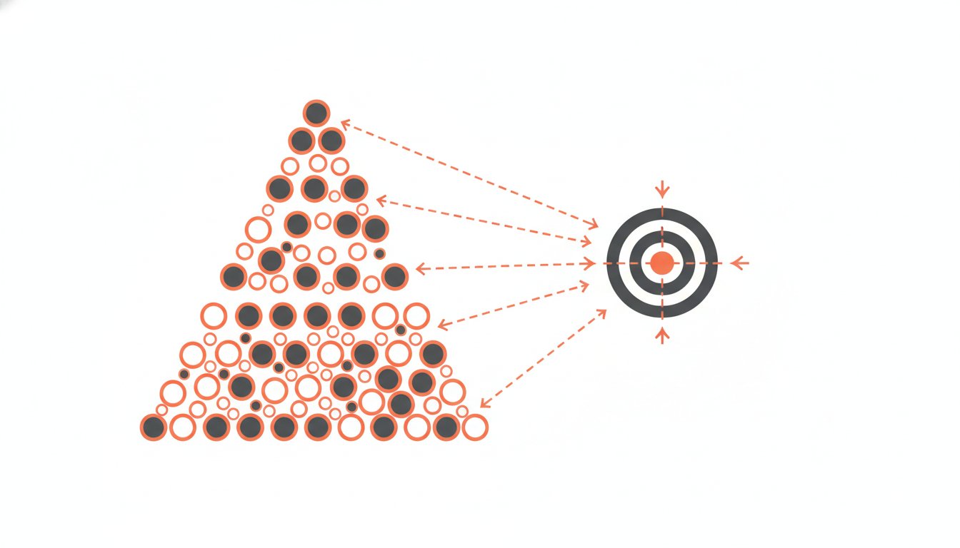 Stratégie netlinking - pyramide de qualité des backlinks