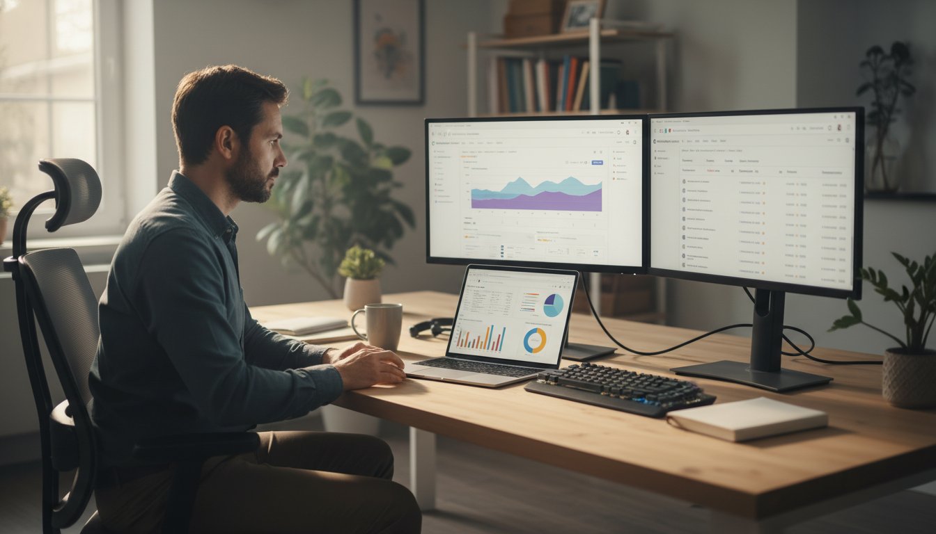 Exemple de rapport SEO - suivi des positions et données Search Console
