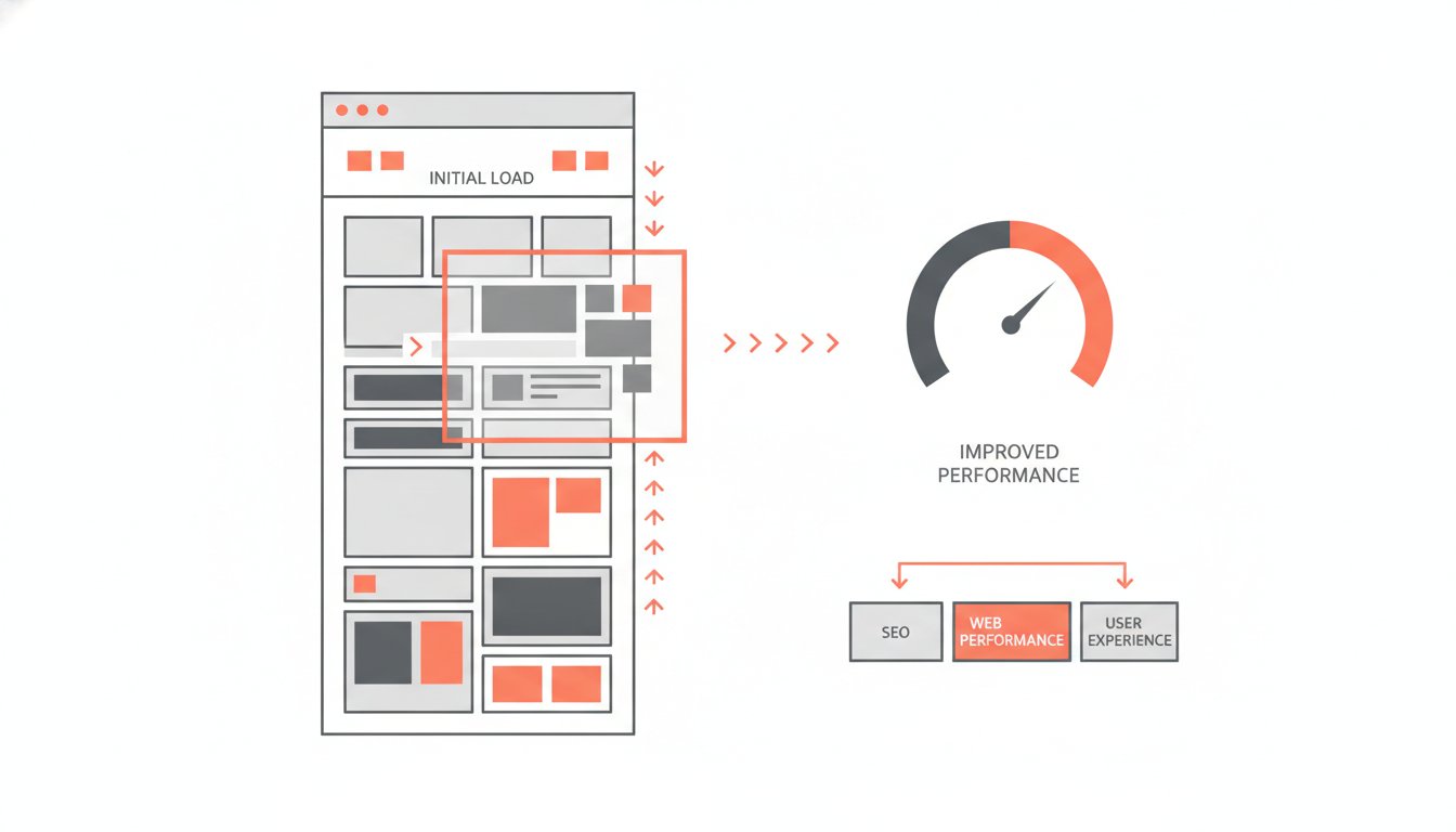 Lazy loading images SEO - impact sur la vitesse et la performance web