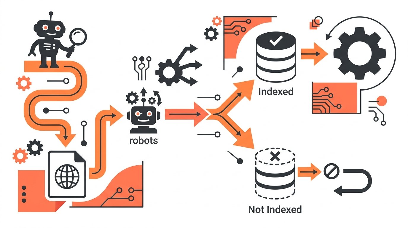 Noindex nofollow - décision d'indexation d'une page par le robot de Google