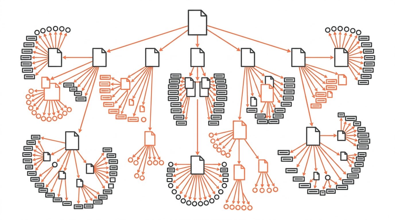 Sitemap XML SEO - arborescence d'un sitemap index découpé en fichiers enfants
