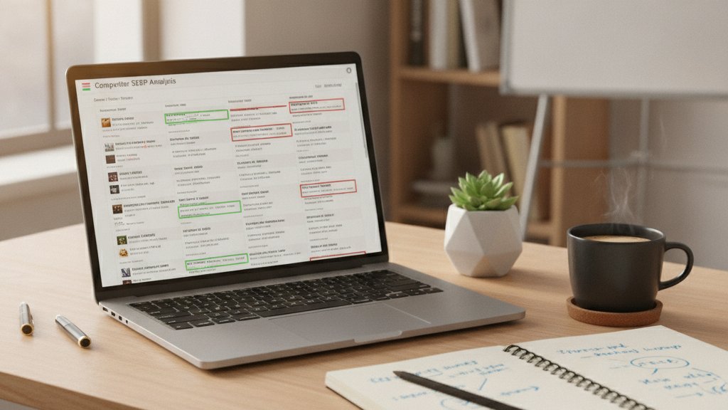 NeuronWriter avis - analyse SERP des concurrents et termes extraits