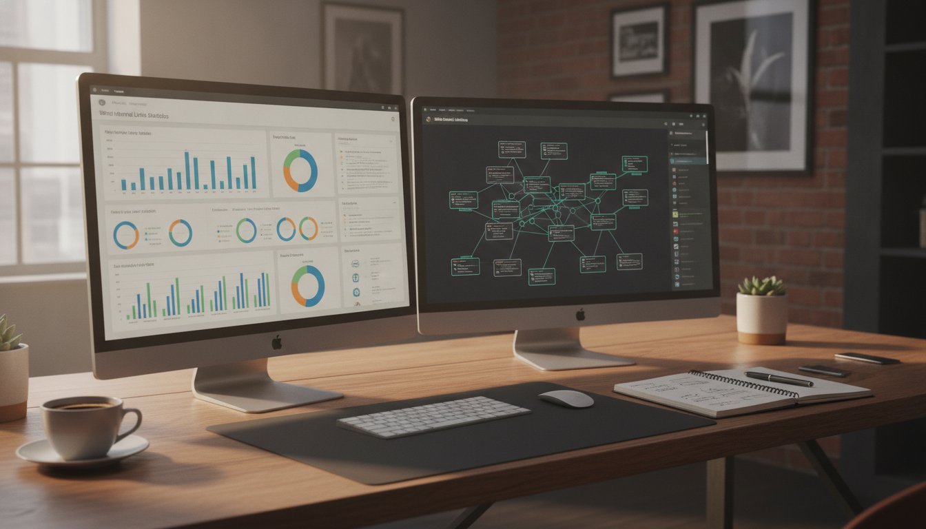 Internal Link Juicer avis - statistiques de maillage interne et structure du site