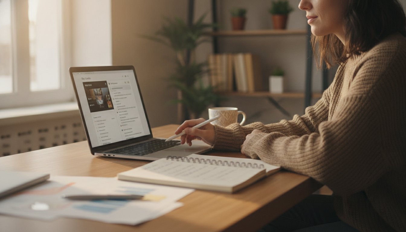 Référencement naturel google gratuit - rédaction de contenu optimisé sur ordinateur