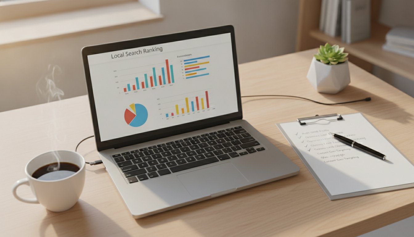 seo local gratuit google business profile - rapport de positionnement local