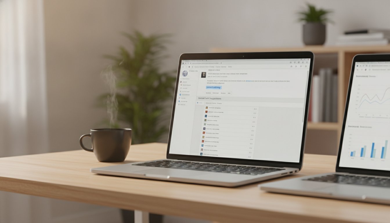 Meilleur plugin maillage interne wordpress - éditeur avec suggestions de liens internes